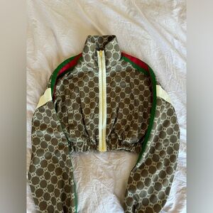 Gucci Interlocking G Cropped Jacket / Size L
